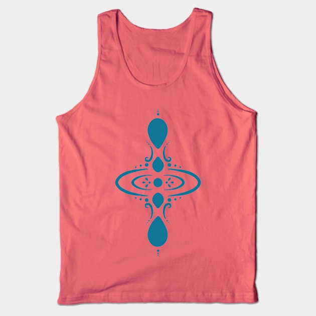 Groovy Mindfulness Symbol Tank Top by Slightly Unhinged